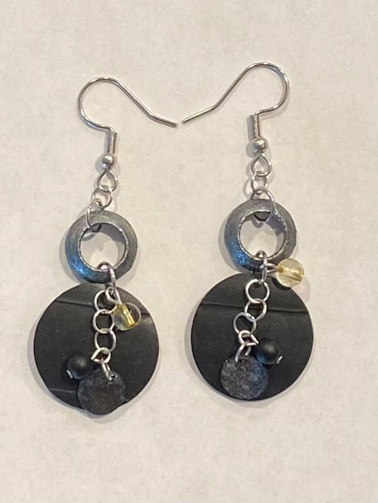 Focus Earrings with Bike Brake Part