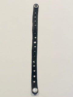 Narrow Snap Bracelet with Circles & Heart