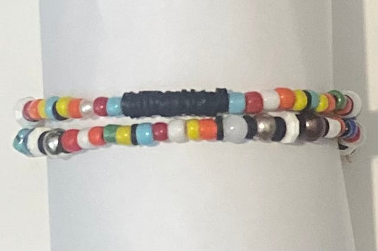 Reclaimed Bead Wire Bracelet