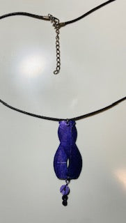 We Are One Necklace with Purple/Turquoise Option